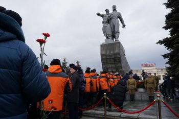 Личный состав вуза принял участие в торжественном мероприятии