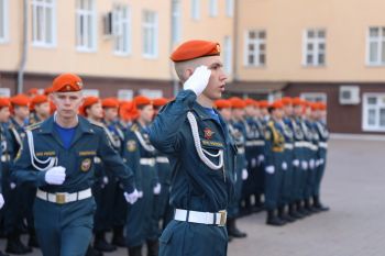 Личный состав института принял участие в генеральной репетиции парада Победы