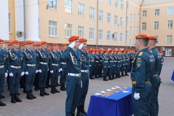 Личный состав института принял участие в генеральной репетиции парада Победы