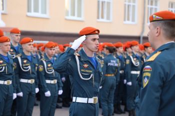 Личный состав института принял участие в генеральной репетиции парада Победы