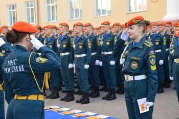 Личный состав института принял участие в генеральной репетиции парада Победы