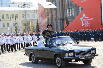 Личный состав института принял участие в генеральной репетиции парада Победы