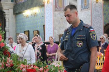 Визит личного состава к мощам Георгия Победоносца