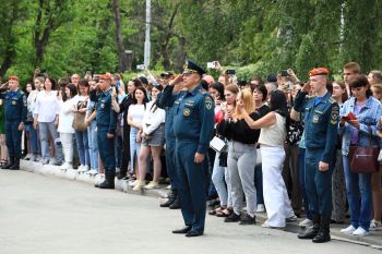 В образовательной организации состоялась традиционная вечерняя поверка выпускников