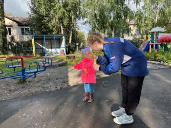 В День знаний представители молодёжной организации вуза провели праздник для детей