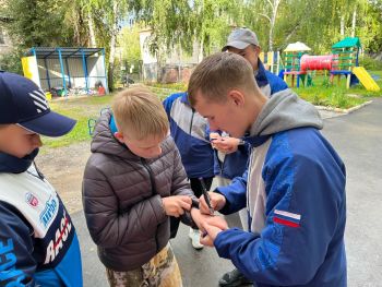 В День знаний представители молодёжной организации вуза провели праздник для детей