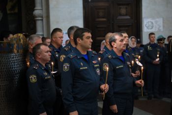 Личный состав вуза почтил память трагически погибшего два года назад Евгения Зиничева