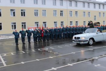 Участие Уральского института ГПС МЧС России в полномасштабной репетиции парада 