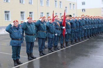 Участие Уральского института ГПС МЧС России в полномасштабной репетиции парада 