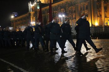 Участие Уральского института ГПС МЧС России в полномасштабной репетиции парада 