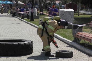 Победа команды Уральского института ГПС МЧС России в Чемпионате по функциональному и силовому многоборью пожарных и спасателей