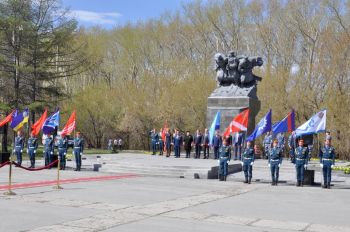 Курсанты Уральского института ГПС МЧС России почтили память воинов-спортсменов Урала