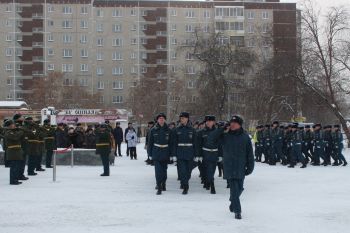 Курсанты участвовали в митинге масштабной эстафеты «Дорога Памяти»