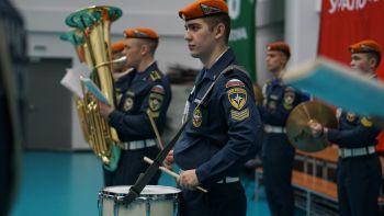  Первый день соревнований по волейболу среди вузов