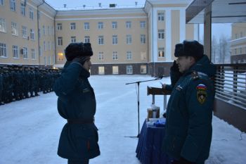 В институте состоялось награждение курсантов