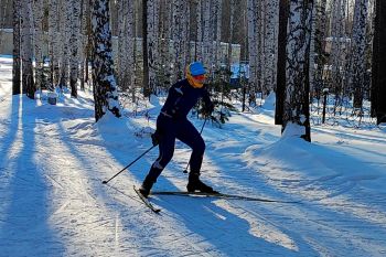 Лыжники вуза участвуют в массовом забеге "Лыжня России – 2024»