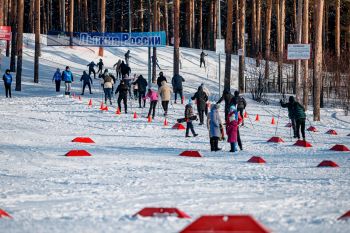 Лыжники вуза участвуют в массовом забеге "Лыжня России – 2024»