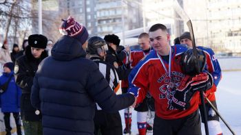 «Огненный щит» -  серебренный призёр турнира по хоккею с шайбой