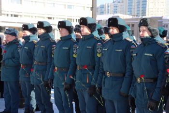 Личный состав института принял участие в митинге, посвящённом Дню памяти воинов-интернационалистов