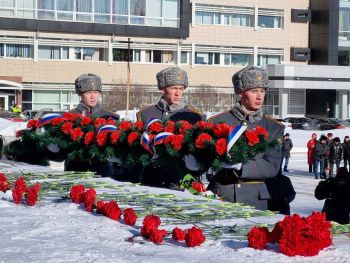 Личный состав института принял участие в митинге, посвящённом Дню памяти воинов-интернационалистов