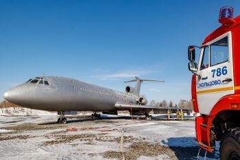 Курсанты института приняли участие в практическом занятии на территории аэропорта «Кольцово»