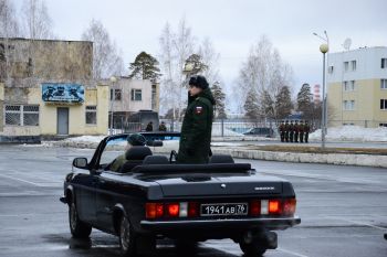 Парадные расчеты института приступили к гарнизонной тренировке к Параду Победы