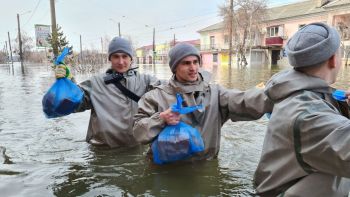 Аэромобильная группировка института ликвидирует последствия стихии в Орске