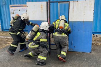 Слушатели вуза приняли участие в соревнованиях по профессиональному мастерству пожарных 