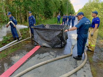 Личный состав института провел совместные учения со специальным управлением