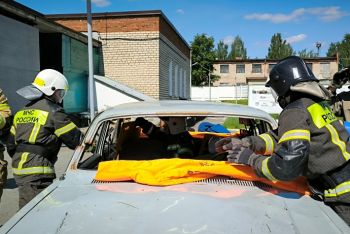 В  институте прошли соревнования по профессиональному мастерству среди пожарных