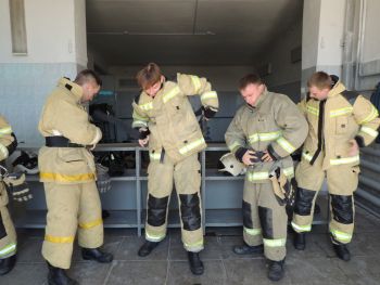 В  институте прошли соревнования по профессиональному мастерству среди пожарных