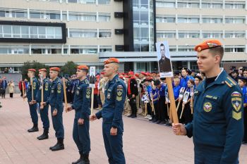 Личный состав института принял участие в мемориальной акции, посвященной Дню солидарности в борьбе с терроризмом