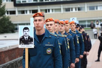 Личный состав института принял участие в мемориальной акции, посвященной Дню солидарности в борьбе с терроризмом