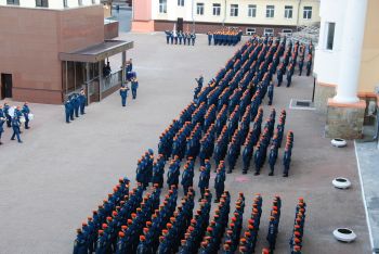 Торжественные мероприятия в честь Дня гражданской обороны России в Уральском институте ГПС МЧС России 