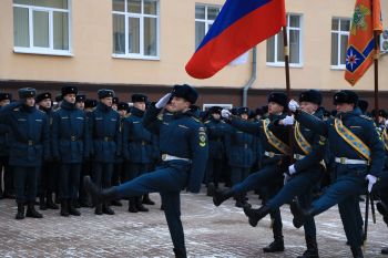 В вузе прошло торжественное построение ко Дню народного единства