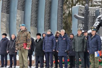 Личный состав института принял участие в траурном митинге в честь 45-й годовщины ввода советских войск в Афганистан