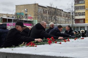 Личный состав института принял участие в траурном митинге в честь 45-й годовщины ввода советских войск в Афганистан