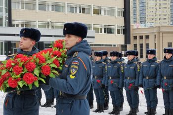 Личный состав института принял участие в траурном митинге в честь 45-й годовщины ввода советских войск в Афганистан