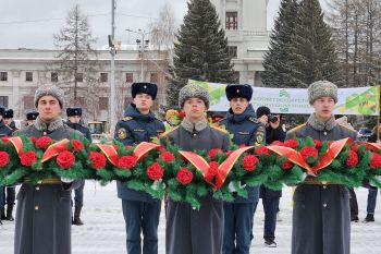 Личный состав института принял участие в траурном митинге в честь 45-й годовщины ввода советских войск в Афганистан