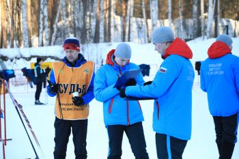 Курсанты института приняли участие в лыжных гонках Спартакиады «Пламя»  