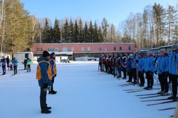 Курсанты института приняли участие в лыжных гонках Спартакиады «Пламя»  