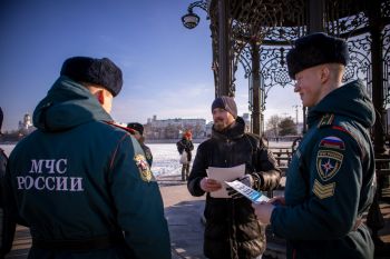 Курсанты института участвовали в профилактическом рейде на Городском пруду