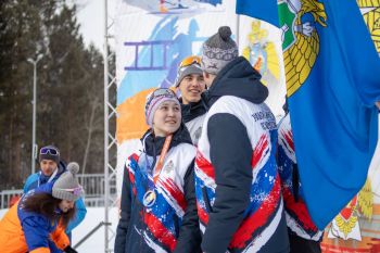 Команда института завоевала бронзу в лыжных гонках Спартакиады МЧС России