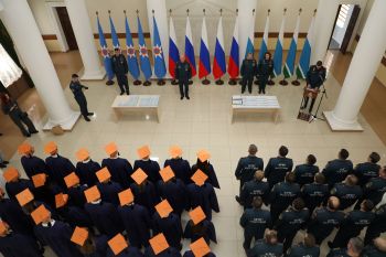 Сегодня в Уральском институте ГПС МЧС России состоялось торжественное вручение дипломов выпускникам заочной формы обучения