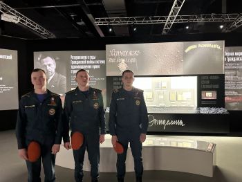 Личный состав института прикоснулись к истории фронтовой медицины