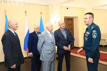 Встреча начальника института с членами Совета ветеранов учебной организации