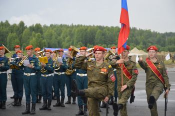 Оркестр института принял участие в открытии Окружного этапа Всероссийской военно-патриотической игры «Зарница 2.0»