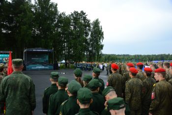 Оркестр института принял участие в открытии Окружного этапа Всероссийской военно-патриотической игры «Зарница 2.0»