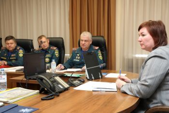 В институте прошло совещание с представителями Управления договорных подразделений ФПС ГПС № 3