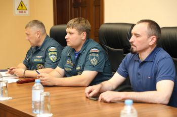 В институте прошло совещание с представителями Управления договорных подразделений ФПС ГПС № 3
